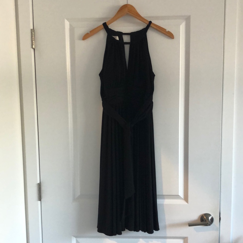 Sleeveless little black dress
